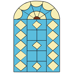 How to Draw a Church Window Step by Step