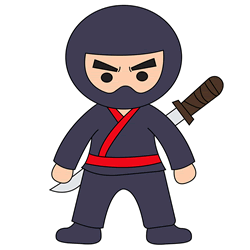 How to Draw a Ninja Easy Step by Step