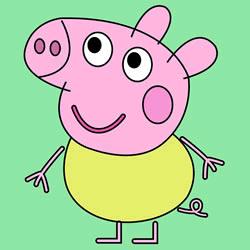 How to Draw Baby Alexander from Peppa Pig Step by Step