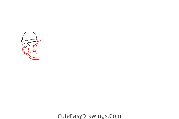 how to draw a scuba diver - www.cuteeasydrawings.com