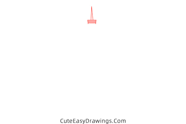 how to draw the white house - www.cuteeasydrawings.com