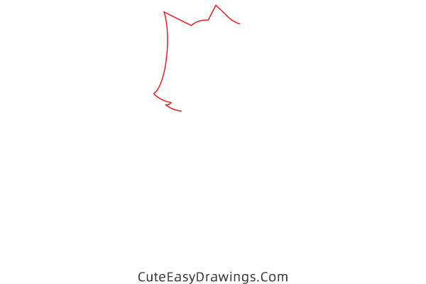 how to draw felix the cat - www.cuteeasydrawings.com