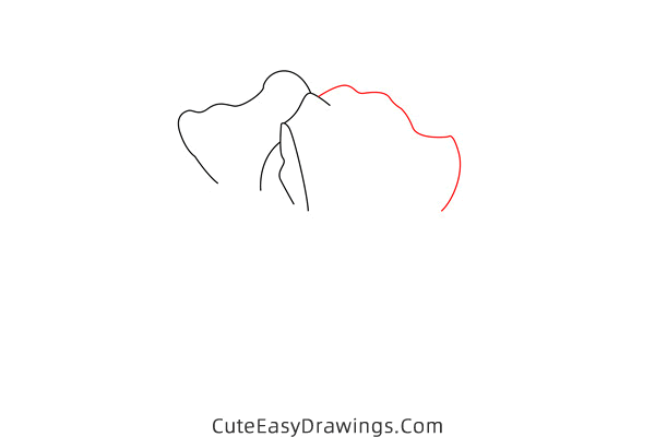 how to draw a blooming rose - www.cuteeasydrawings.com