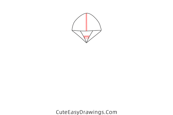 how to draw a hoodie - www.cuteeasydrawings.com