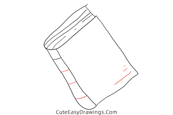 how to draw a book - www.cuteeasydrawings.com