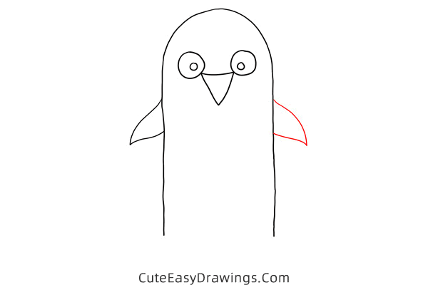 how to draw a penguin easy - www.cuteeasydrawings.com