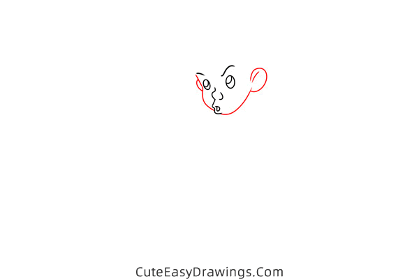 how to draw michael darling from peter pan - www.cuteeasydrawings.com