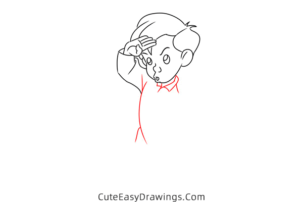 how to draw michael darling from peter pan - www.cuteeasydrawings.com