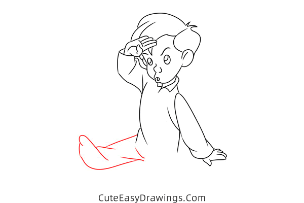 how to draw michael darling from peter pan - www.cuteeasydrawings.com