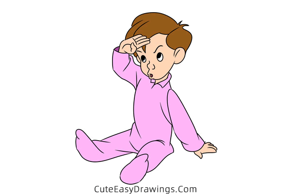 how to draw michael darling from peter pan - www.cuteeasydrawings.com