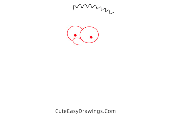 how to draw bart simpson - www.cuteeasydrawings.com