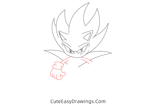 how to draw nazo the hedgehog - www.cuteeasydrawings.com