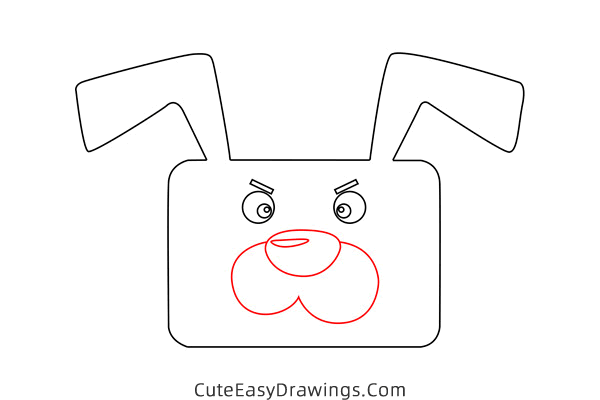 how to draw a dog face - www.cuteeasydrawings.com