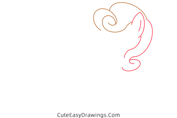 how to draw golden harvest from my little pony - www.cuteeasydrawings.com