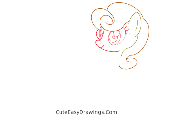 how to draw golden harvest from my little pony - www.cuteeasydrawings.com