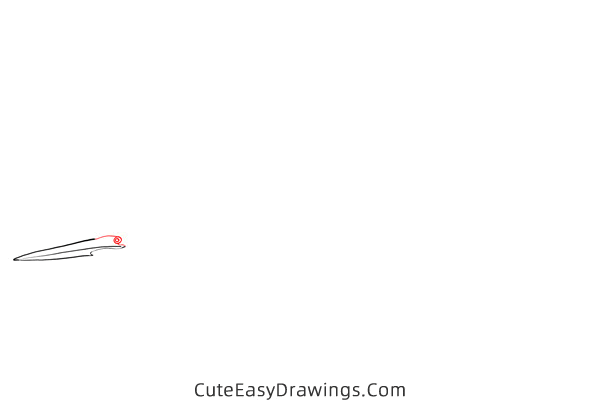 how to draw a great egret - www.cuteeasydrawings.com