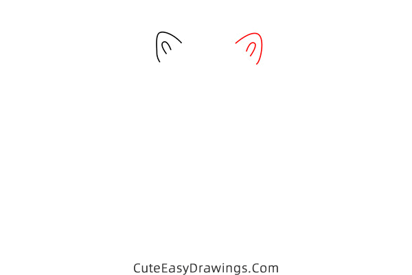 how to draw a cute piggy - www.cuteeasydrawings.com