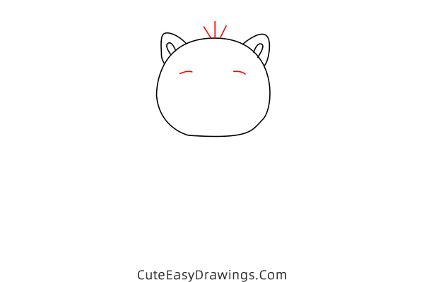 how to draw a cute piggy - www.cuteeasydrawings.com