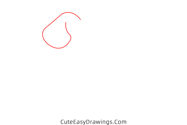 how to draw a pig face - www.cuteeasydrawings.com