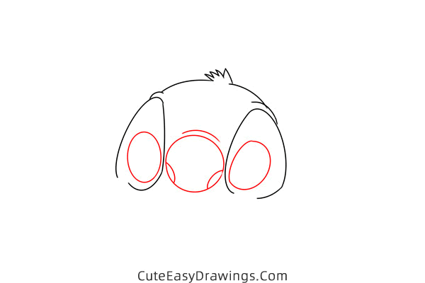 how to draw stitch face - www.cuteeasydrawings.com