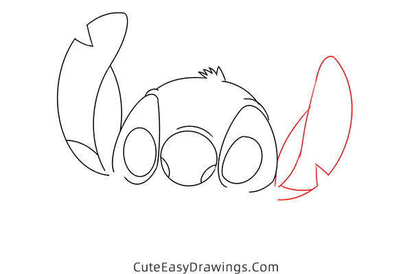 how to draw stitch face - www.cuteeasydrawings.com