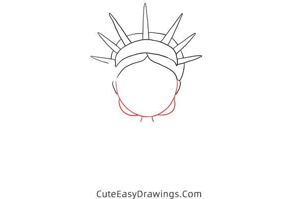 how to draw the statue of liberty easy - www.cuteeasydrawings.com