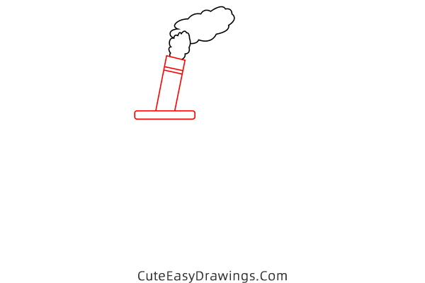 how to draw a steamboat - www.cuteeasydrawings.com