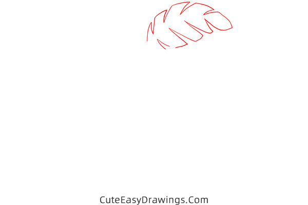 how to draw a palm tree - www.cuteeasydrawings.com