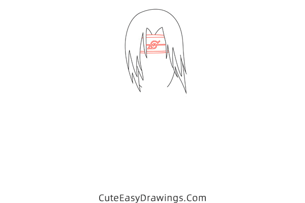 how to draw itachi uchiha from naruto - www.cuteeasydrawings.com