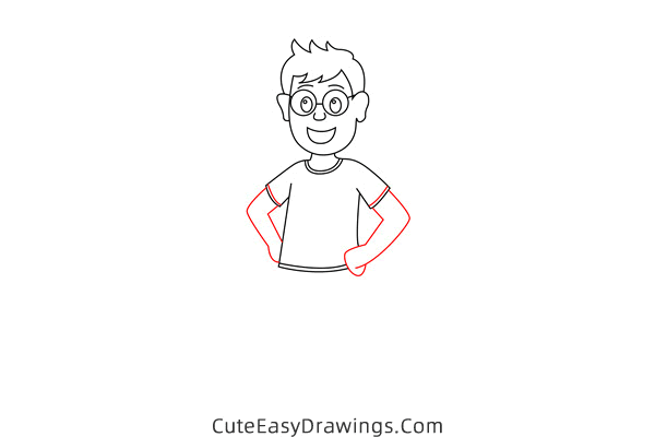 how to draw a dad - www.cuteeasydrawings.com