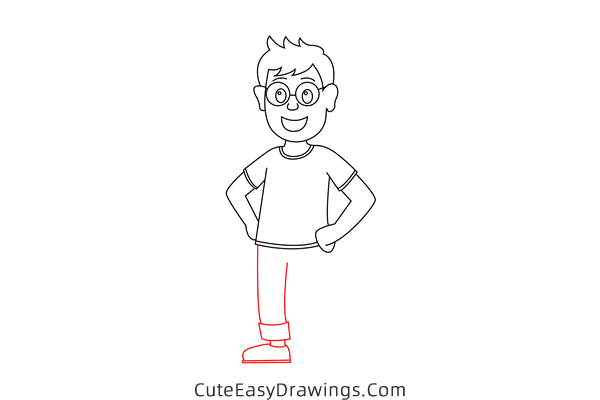 how to draw a dad - www.cuteeasydrawings.com