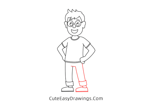 how to draw a dad - www.cuteeasydrawings.com