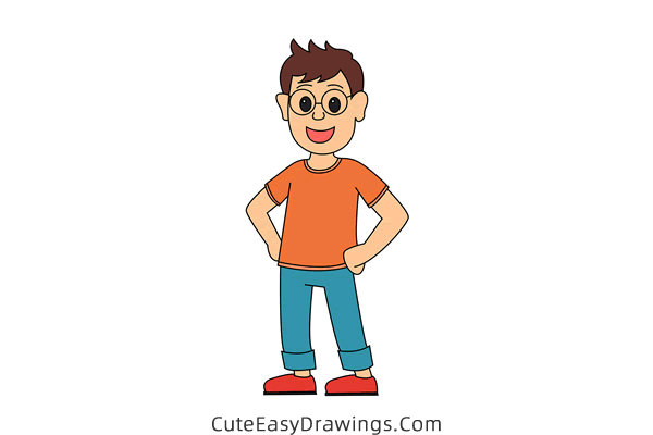 how to draw a dad - www.cuteeasydrawings.com