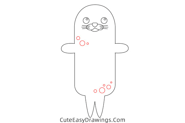 how to draw a seal easy - www.cuteeasydrawings.com