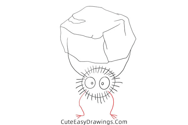 how to draw susuwatari from my neighbor totoro - www.cuteeasydrawings.com