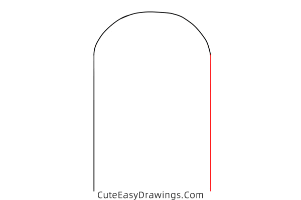 how to draw a church window - www.cuteeasydrawings.com