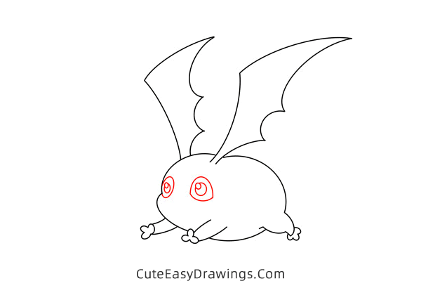 how to draw patamon from digimon - www.cuteeasydrawings.com