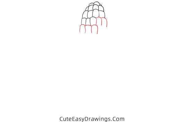 how to draw a corn - www.cuteeasydrawings.com