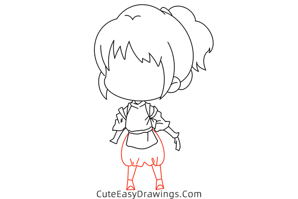 how to draw chihiro ogino from spirited away - www.cuteeasydrawings.com