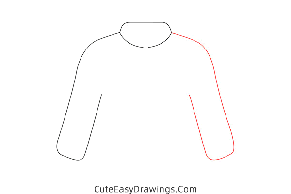 how to draw a winter jacket - www.cuteeasydrawings.com