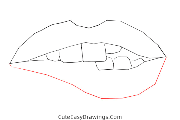 how to draw female lips - www.cuteeasydrawings.com