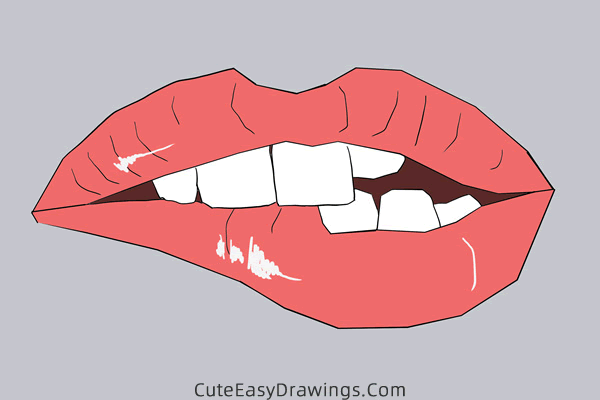 how to draw female lips - www.cuteeasydrawings.com