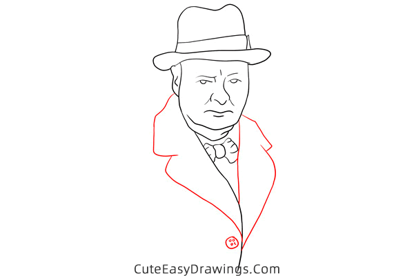 how to draw winston churchill - www.cuteeasydrawings.com