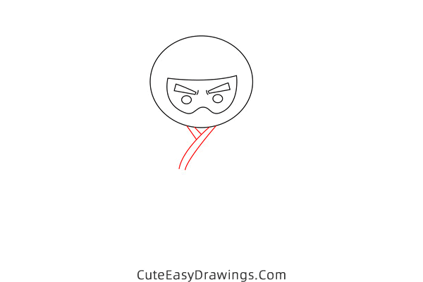 how to draw a ninja easy - www.cuteeasydrawings.com