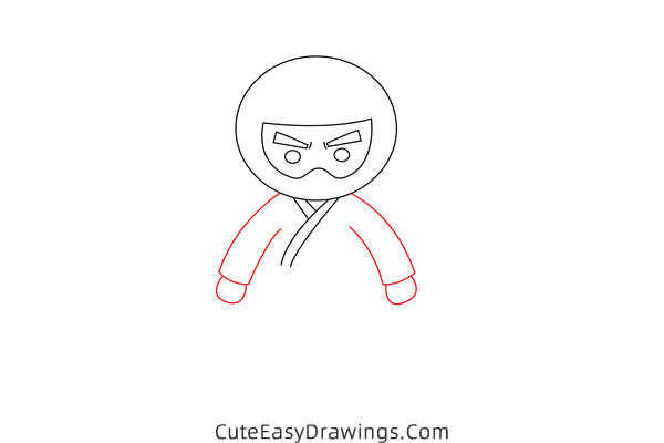 how to draw a ninja easy - www.cuteeasydrawings.com