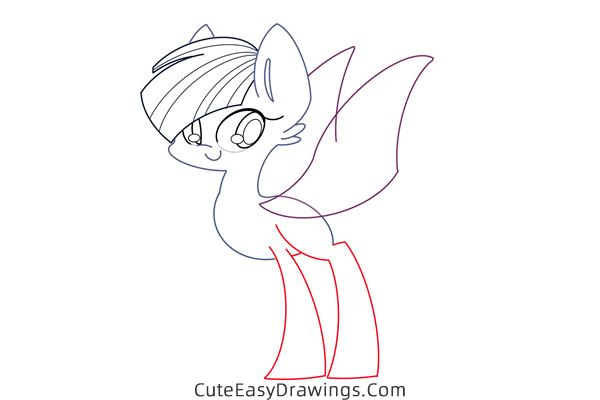 how to draw sonata dusk from my little pony - www.cuteeasydrawings.com