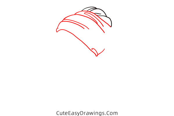 how to draw girl with a pearl earring - www.cuteeasydrawings.com