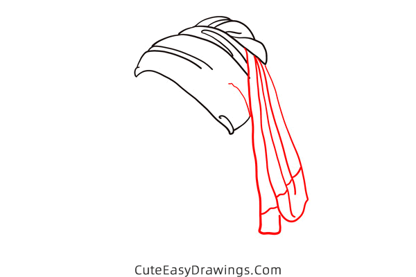 how to draw girl with a pearl earring - www.cuteeasydrawings.com