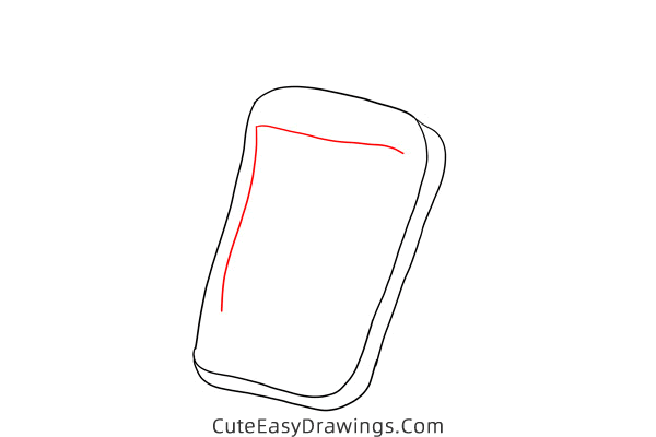 how to draw a smartphone - www.cuteeasydrawings.com