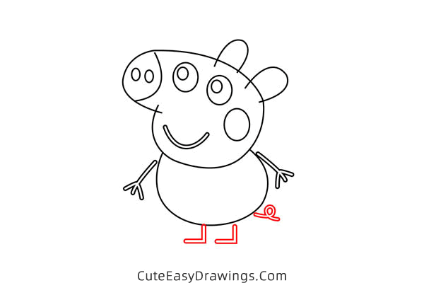 how to draw baby alexander from peppa pig - www.cuteeasydrawings.com